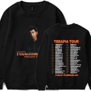 Ivan Cornejo Terapia Tour Merch Spring Autumn Crew Neck Sweater Fashion Clothes Casual Tops Crew Neck Sweatshirts