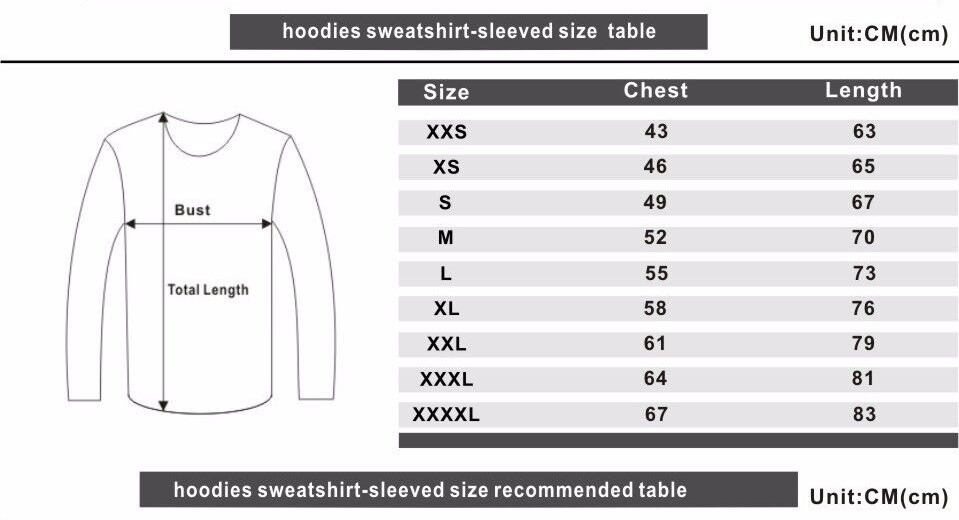 swaetshirt size